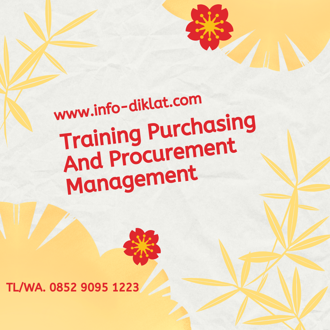 Training Purchasing And Procurement Management