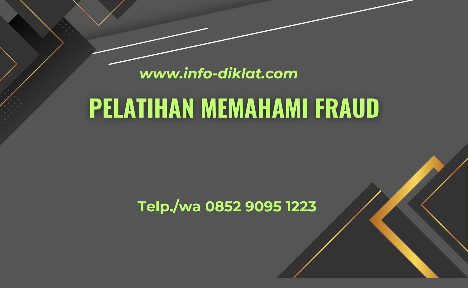 Pelatihan Memahami Fraud