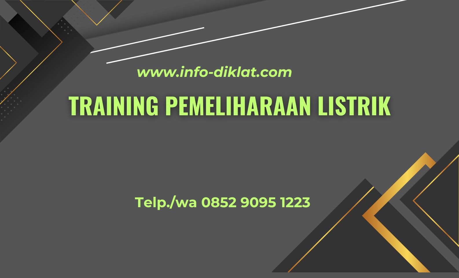Training Pemeliharaan Listrik