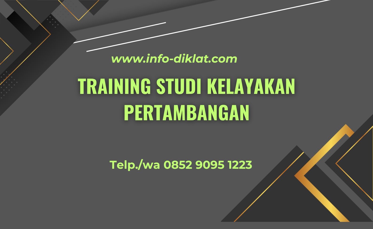 Training Studi Kelayakan Pertambangan