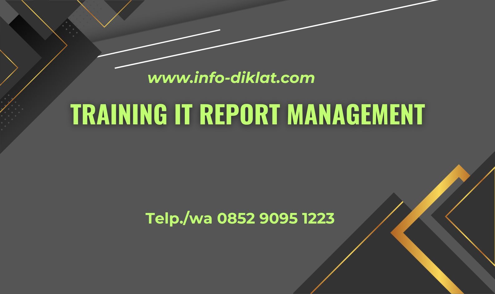 Training IT Report Management