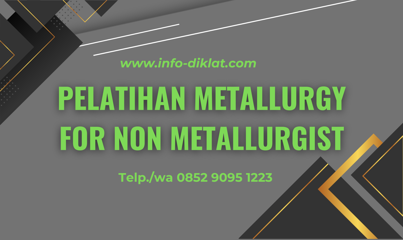 pelatihan metallurgy for non metallurgist