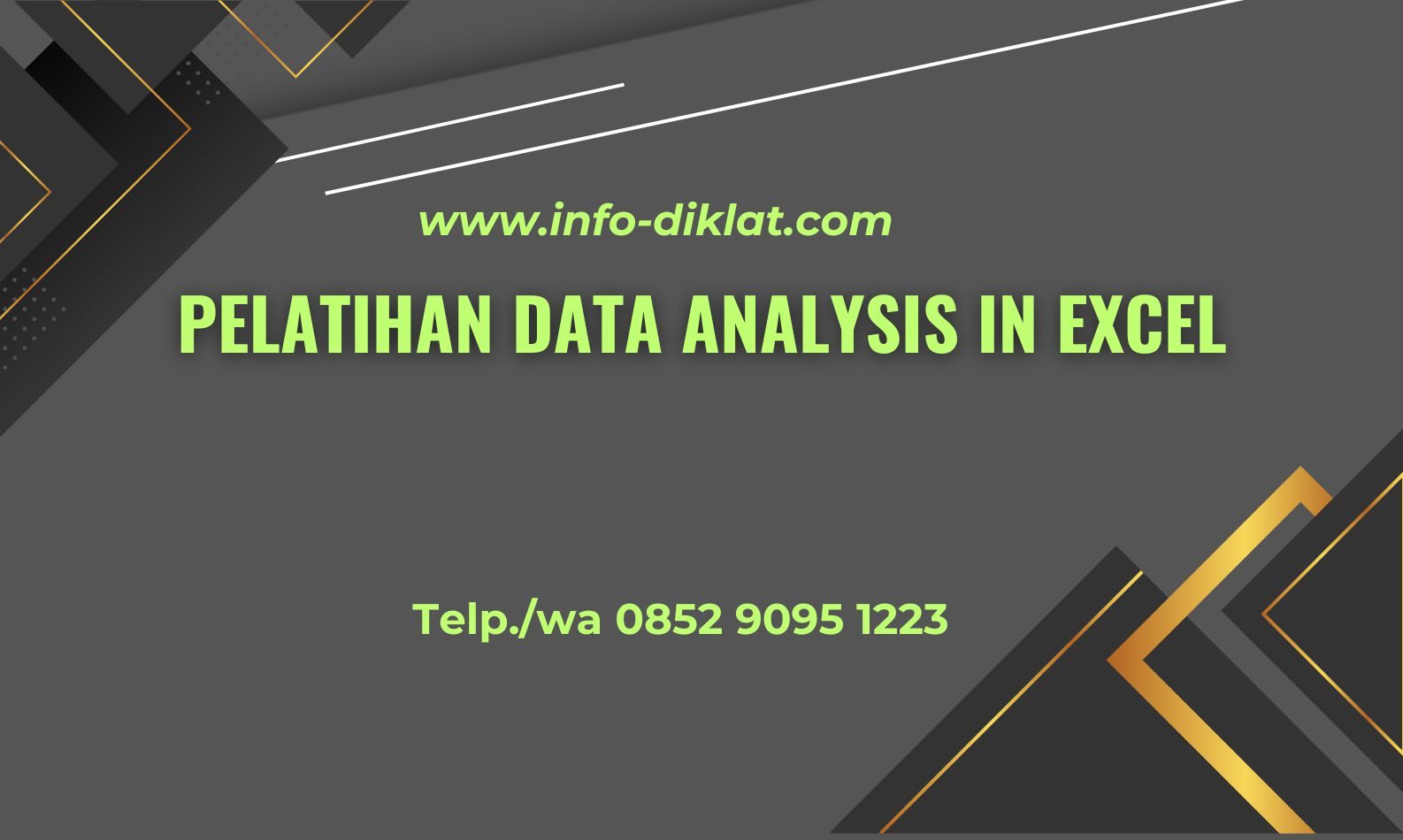 Pelatihan Data Analysis Excel