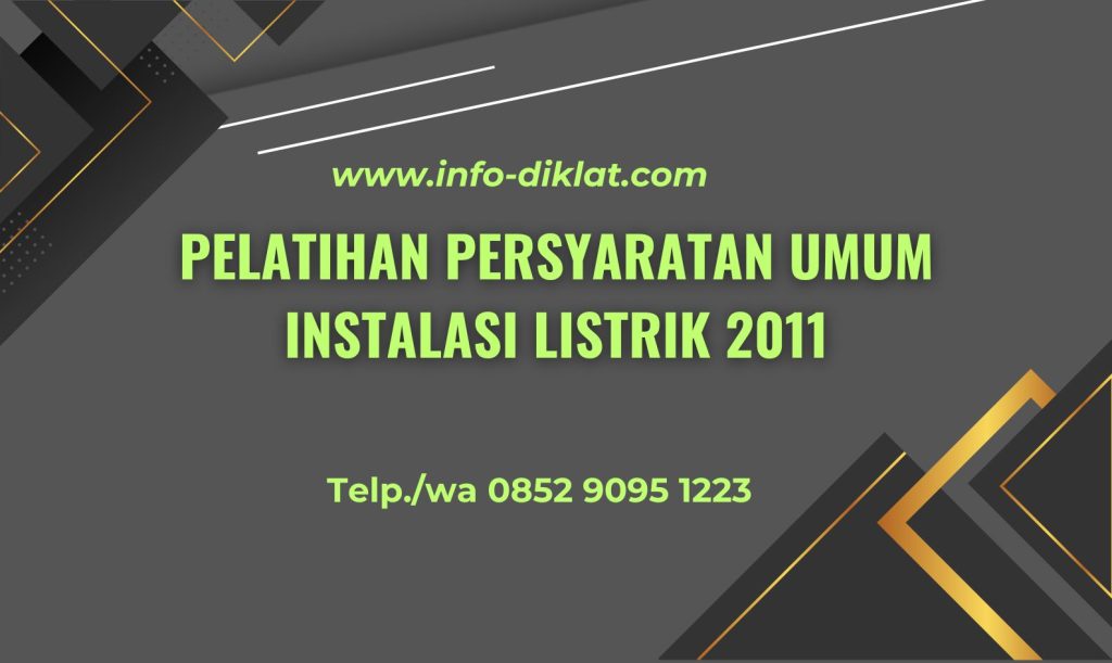 pelatihan persyaratan umum instalasi listrik