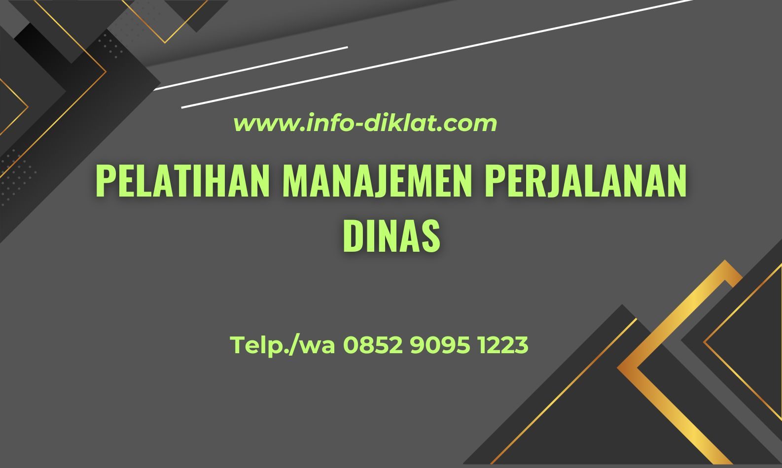 Pelatihan manajemen perjalanan dinas